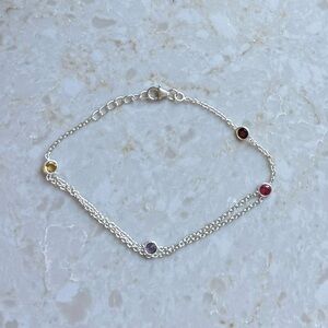 NWOT Sundance Sunset Bracelet, Citrine, Amethyst, Pink Tourmaline, Garnet